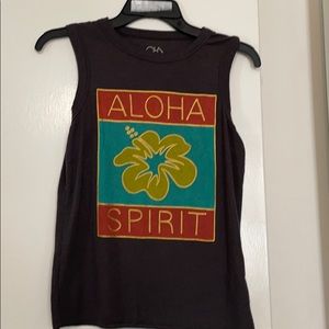 Anthropologie Aloha Spirit Tank